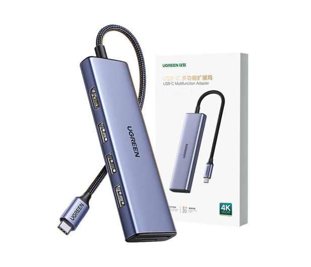UGREEN Revodok CM511 USB-C do HDMI, 3x USB-A 3.0, SD/TF - 1256473 - zdjęcie